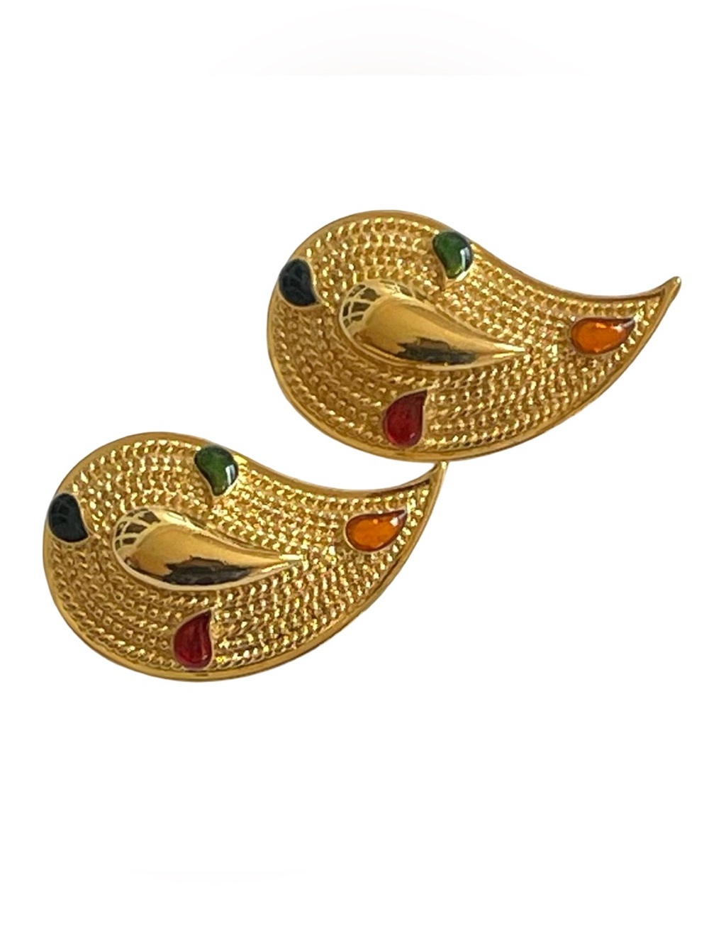 Vintage Avon Paisley Brooches - Set Of Two